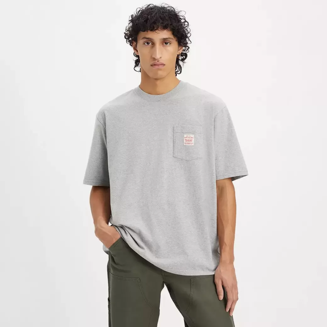 Levi's Arbets-T-Shirt Cheap
