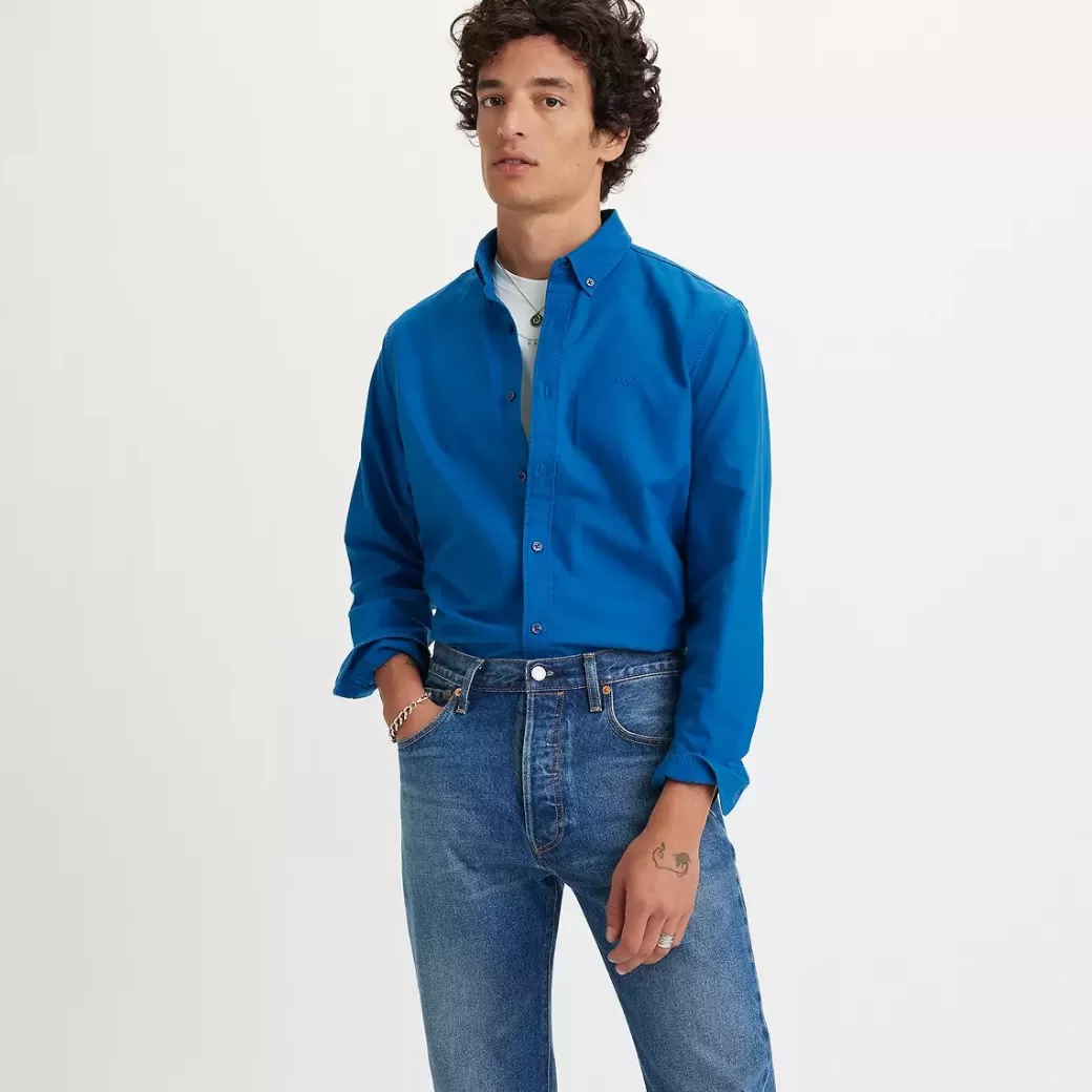 Levi's Autentisk Button-Down-Skjorta Cheap