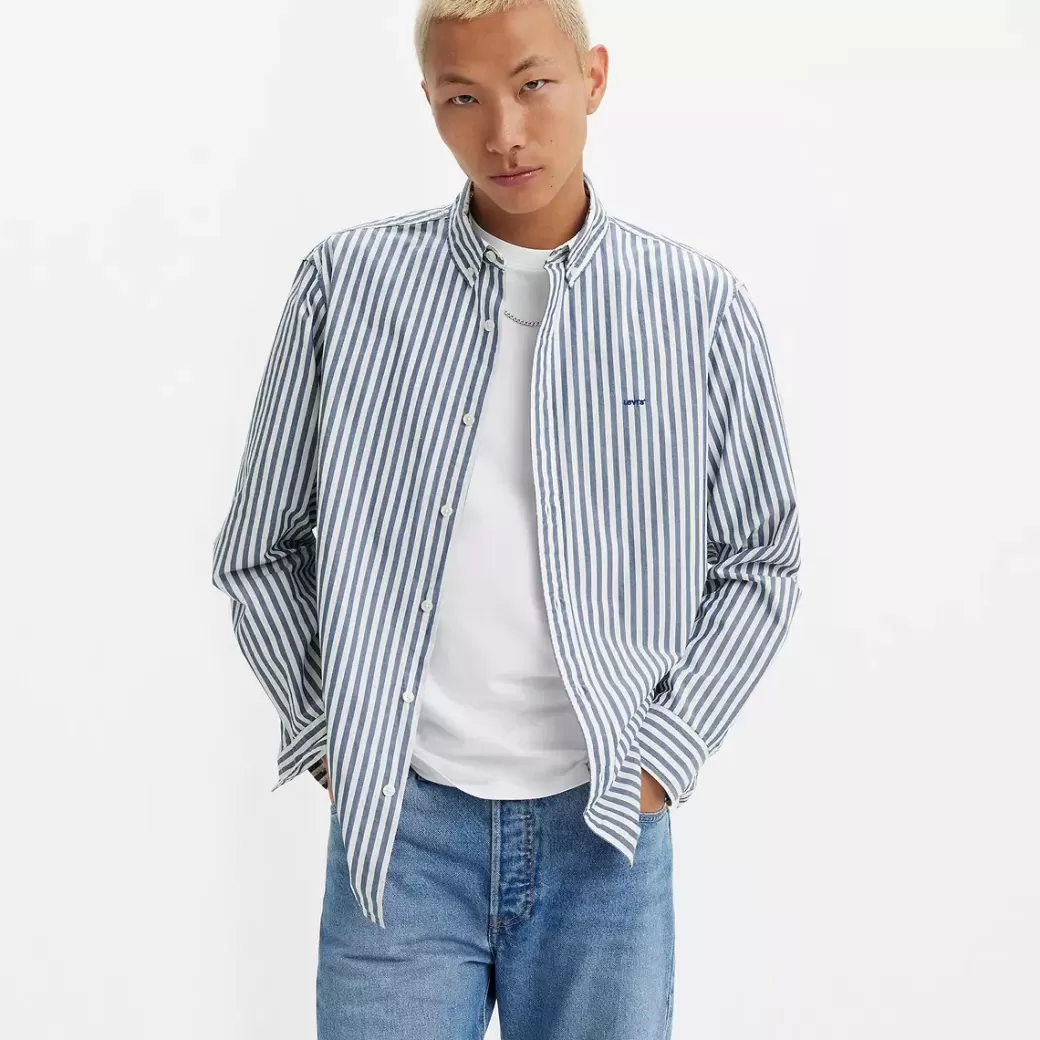 Levi's Autentisk Button-Down-Skjorta Clearance