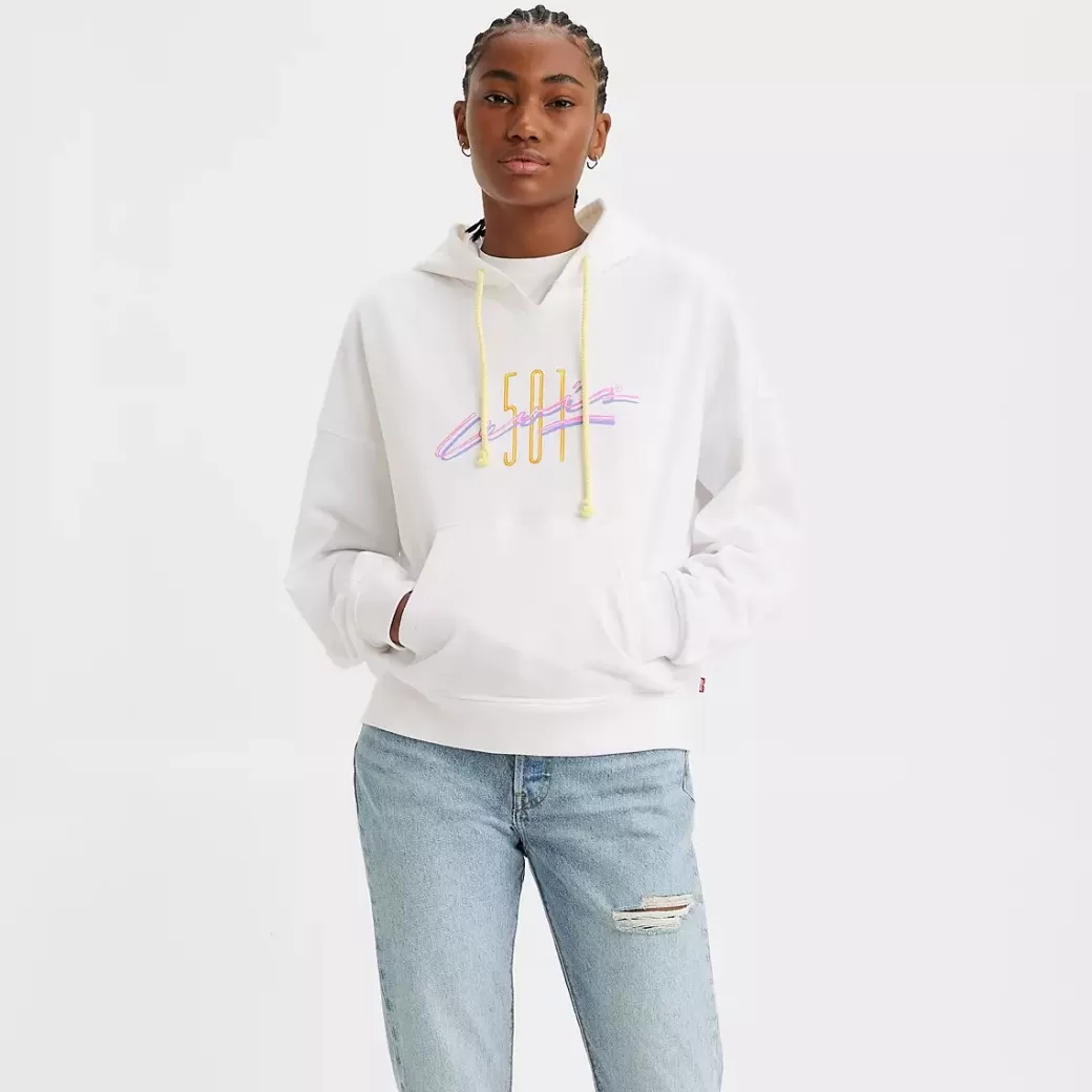 Levi's Authentic-Huvtroja Med Tryck Cheap