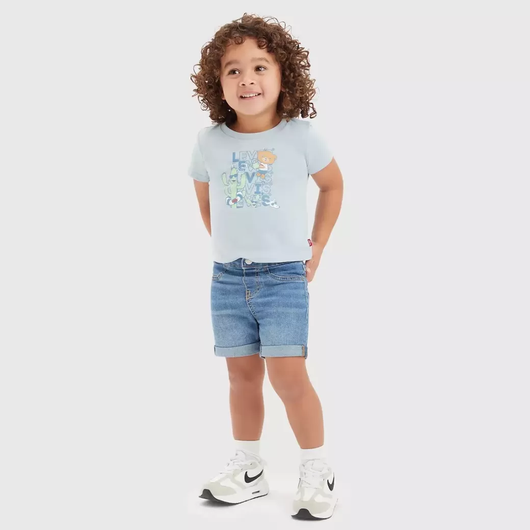 Levi's Baby Critter T-Shirt Set Med Staplad Logga Best
