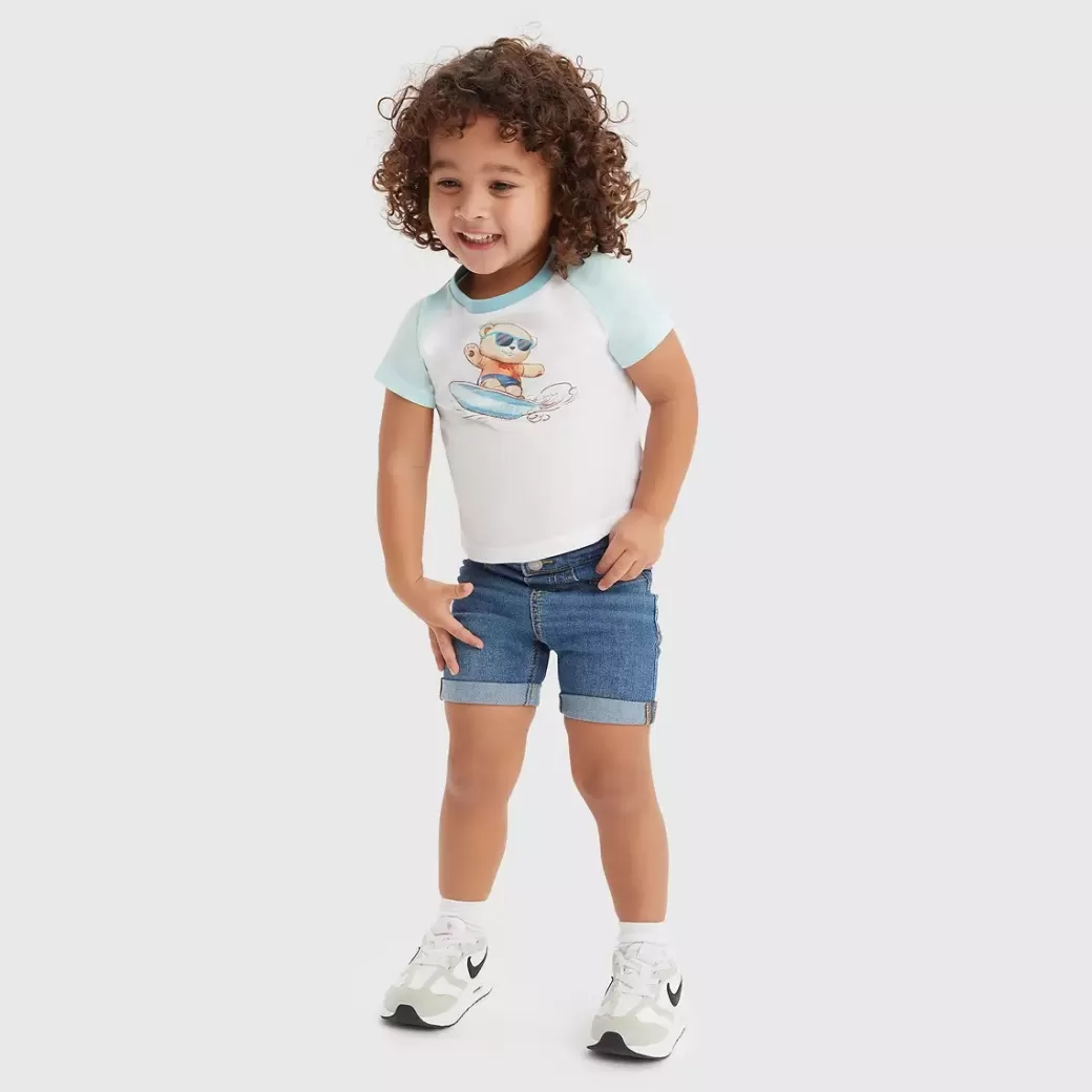 Levi's Baby Surfing Bear Set Med T-Shirt Och Shorts Outlet