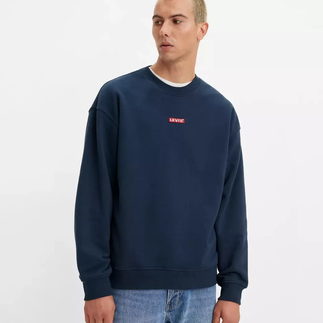 Levi's Baby Tab-Sweatshirt I Avslappnad Passform Med Rund Hals Outlet