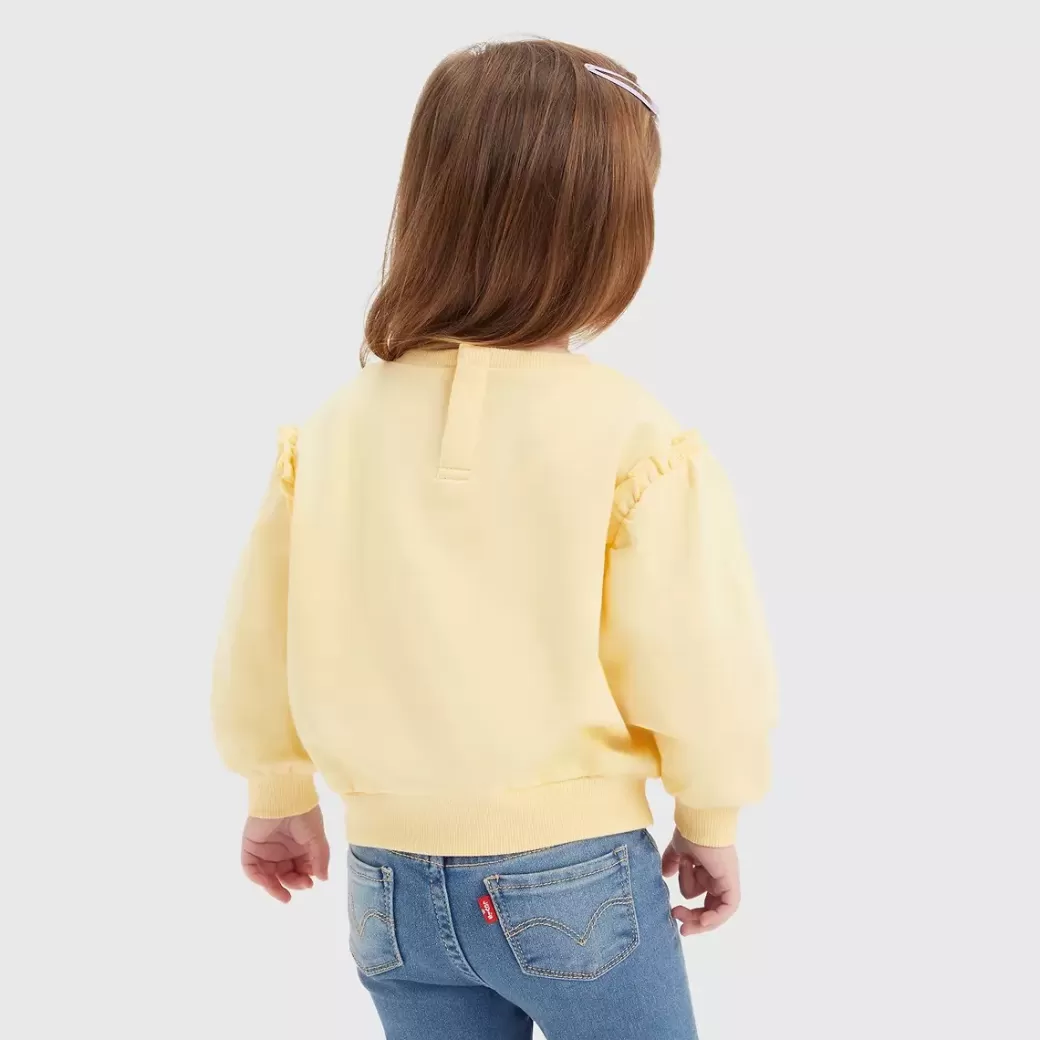 Levi's Baby-Sweatshirt Med Rund Hals Och Ballongarm New