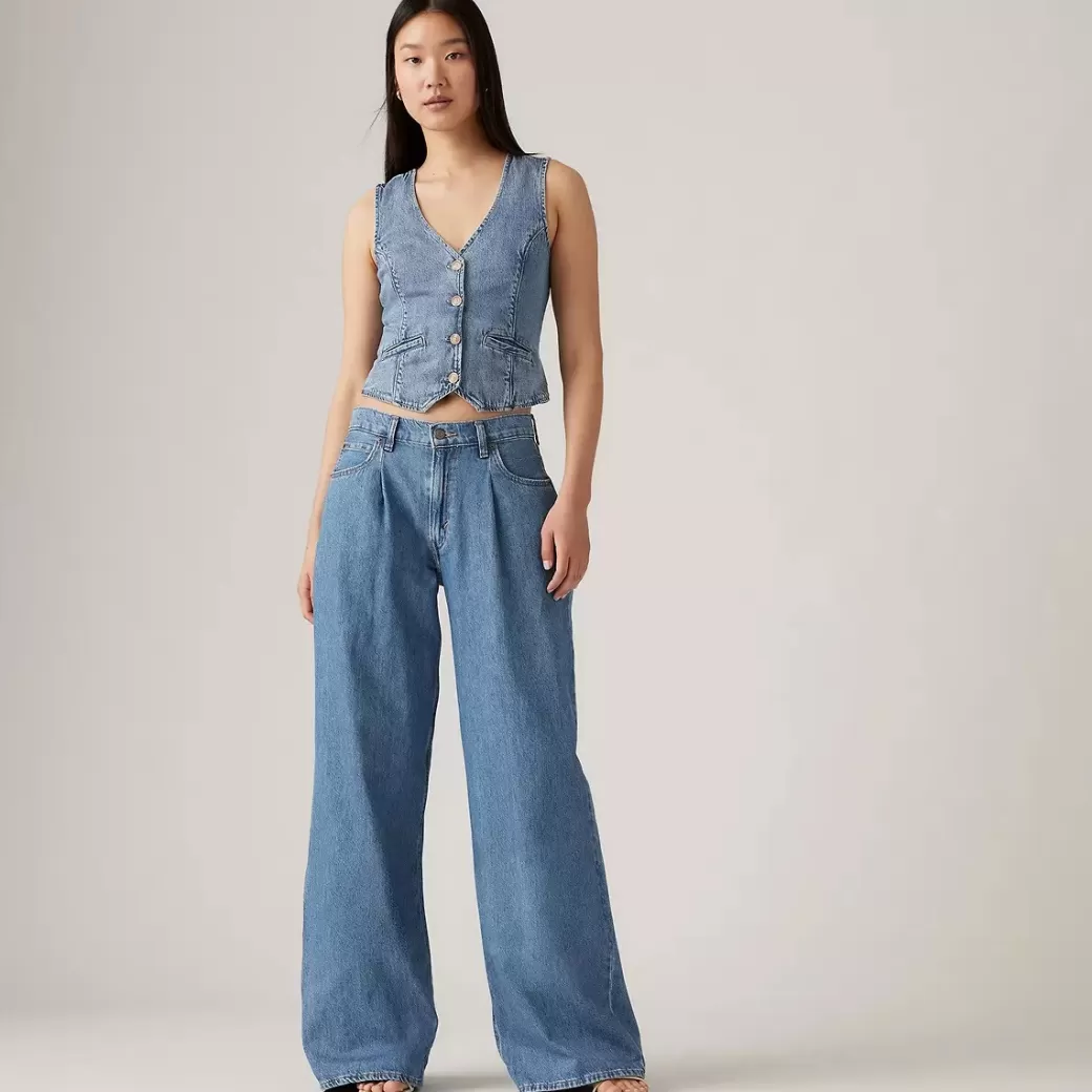 Levi's Baggy Dad Lightweight Jeans Med Vida Ben New