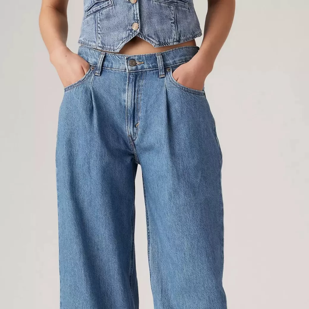 Levi's Baggy Dad Lightweight Jeans Med Vida Ben New
