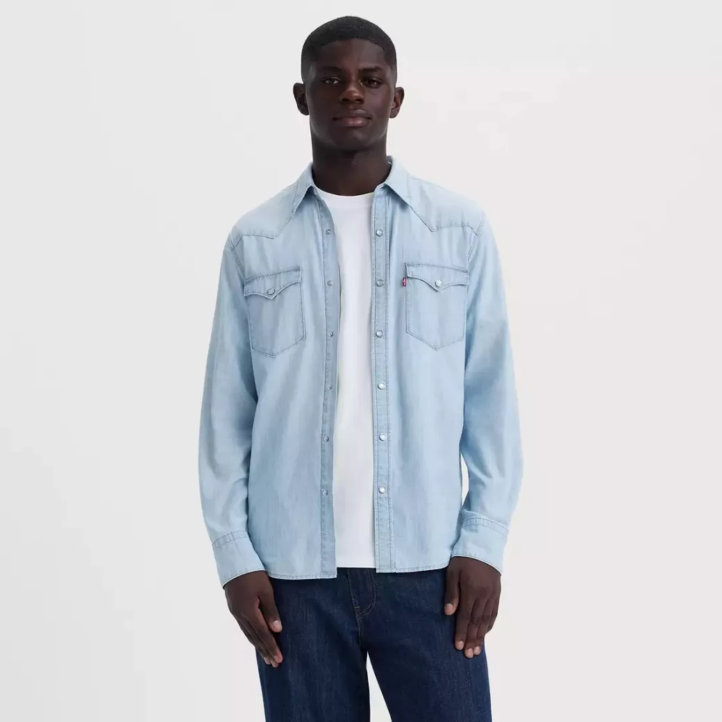 Levi's Barstow Lightweight Westernskjorta I Standard Fit Clearance