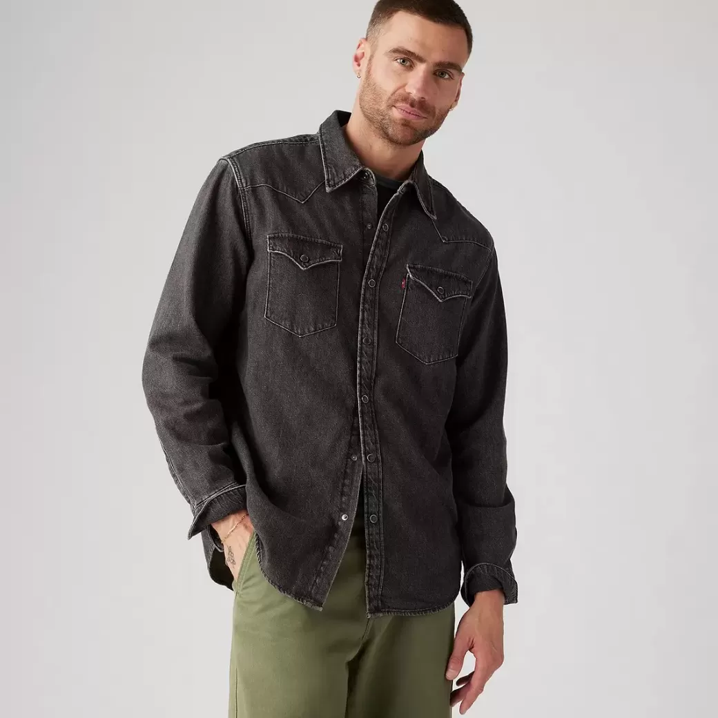 Levi's Barstow Westernskjorta Med Standardpassform Flash Sale