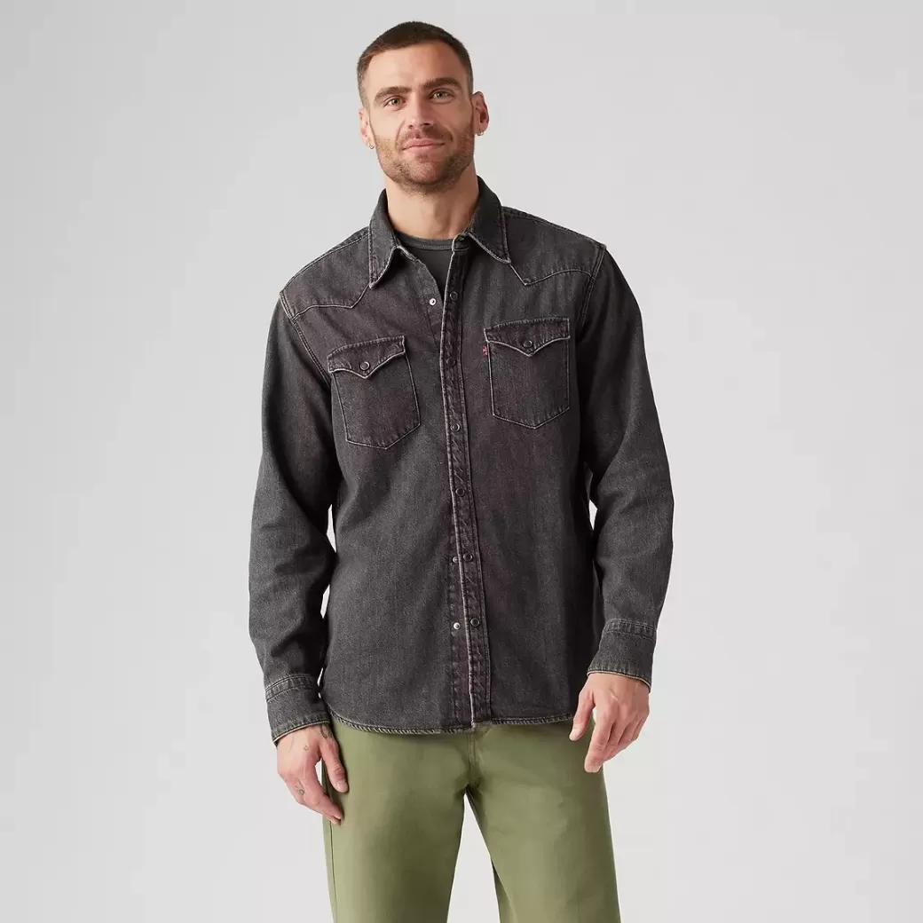Levi's Barstow Westernskjorta Med Standardpassform Flash Sale