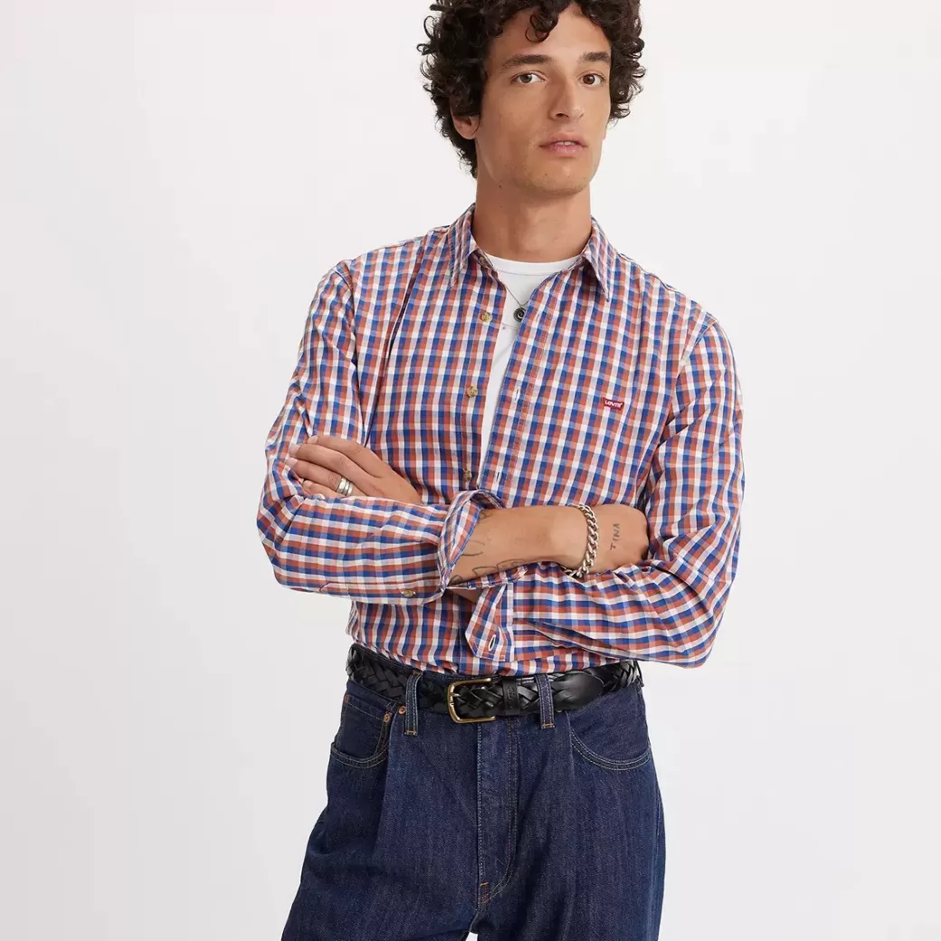 Levi's Battery Housemark Slim-Fit Skjorta Discount