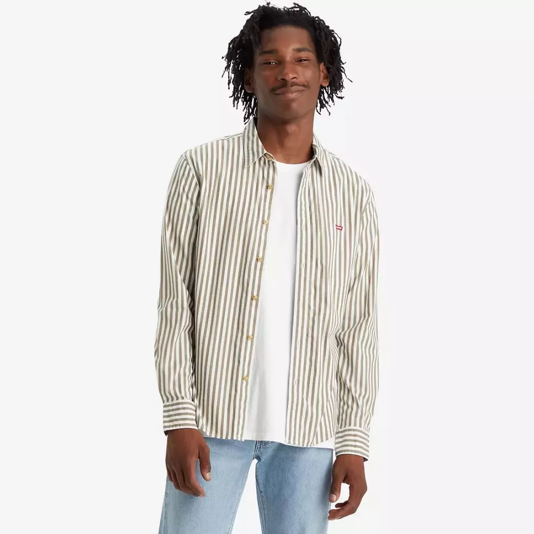 Levi's Battery Housemark Slim-Fit Skjorta Cheap