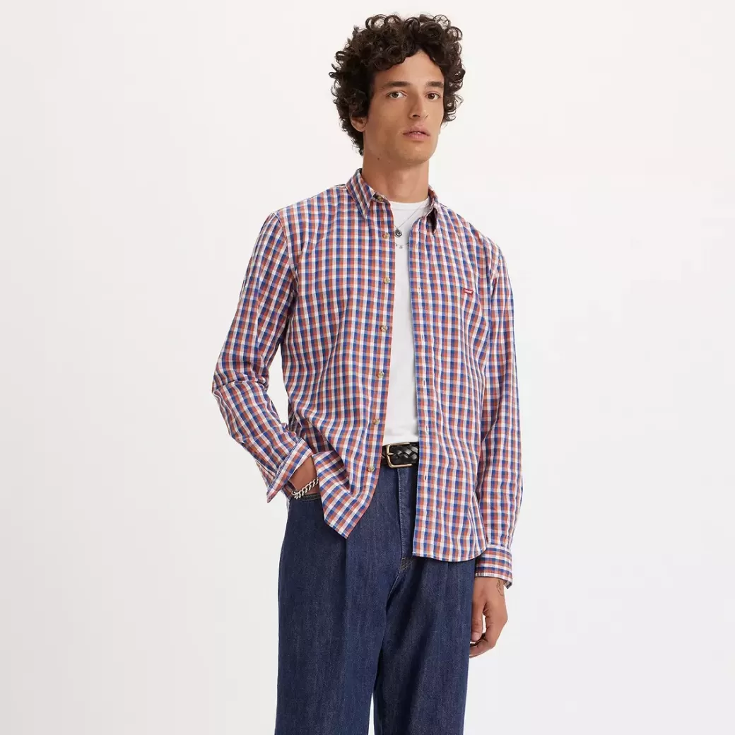 Levi's Battery Housemark Slim-Fit Skjorta Discount