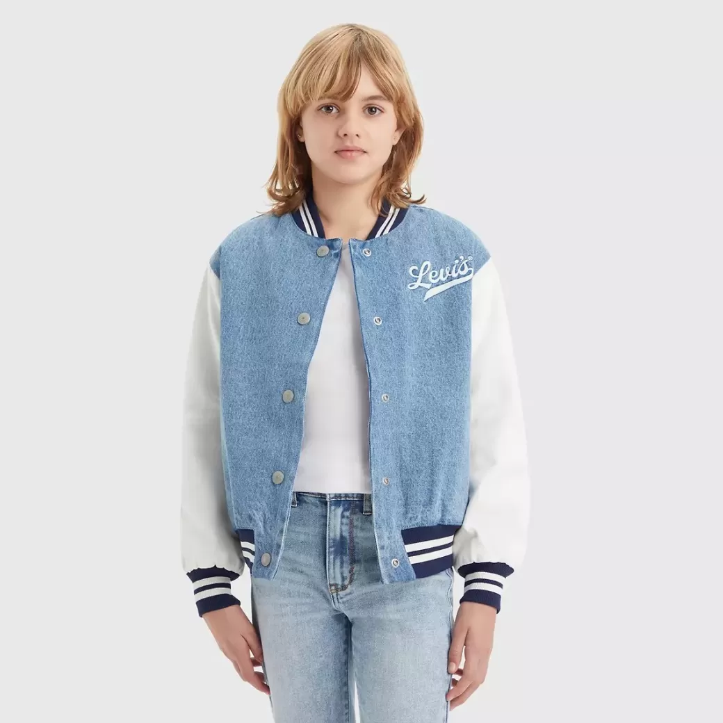 Levi's Bomberjacka I Denim For Tonåringar New