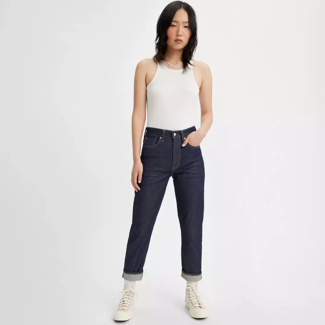 Levi's Boyfriend-Jeans Med Hog Midja Flash Sale