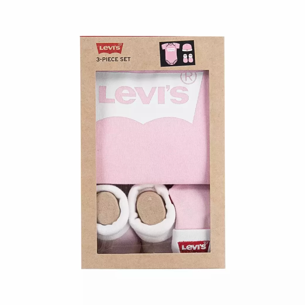 Levi's Classic Batwing 3-Delat Set For Bebisar Cheap