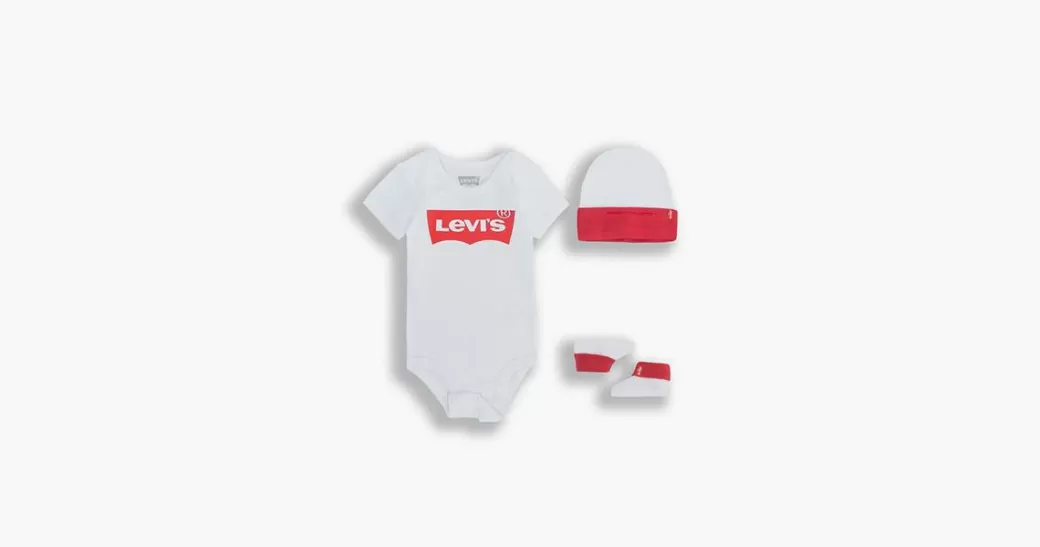 Levi's Classic Batwing Set 3-Delat Set For Bebisar Best Sale