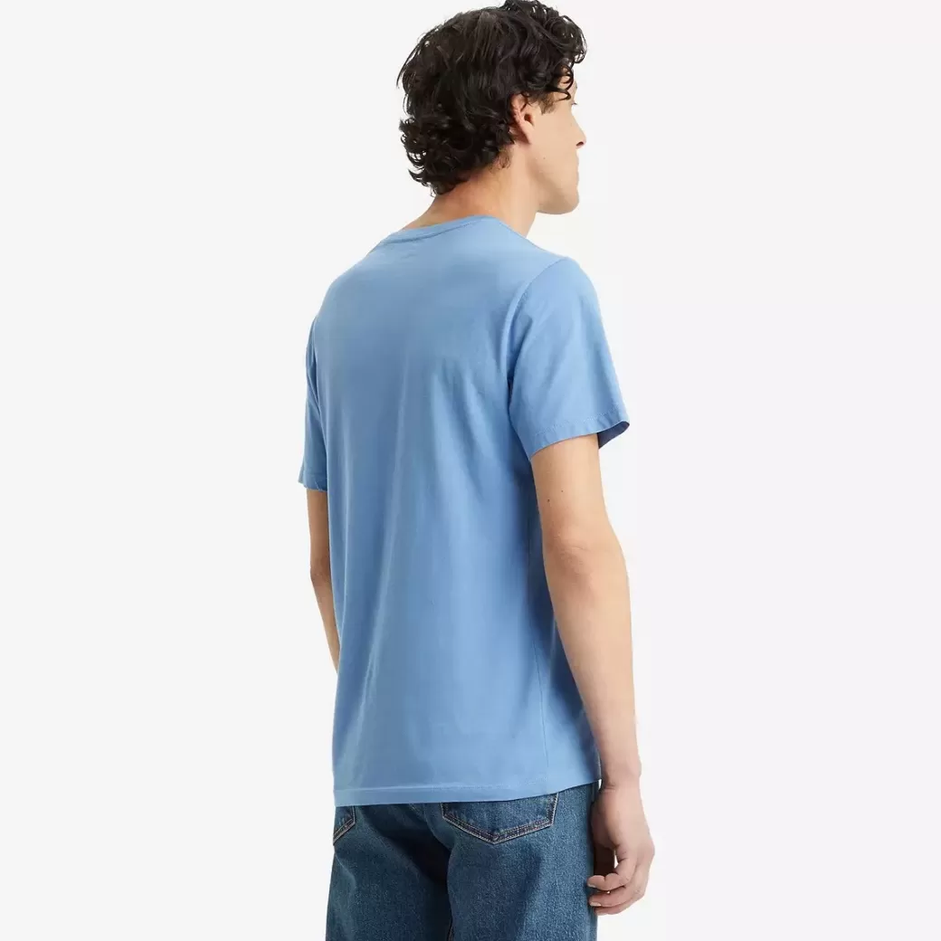 Levi's Classic Housemark T-Shirt Med V-Ringning Outlet