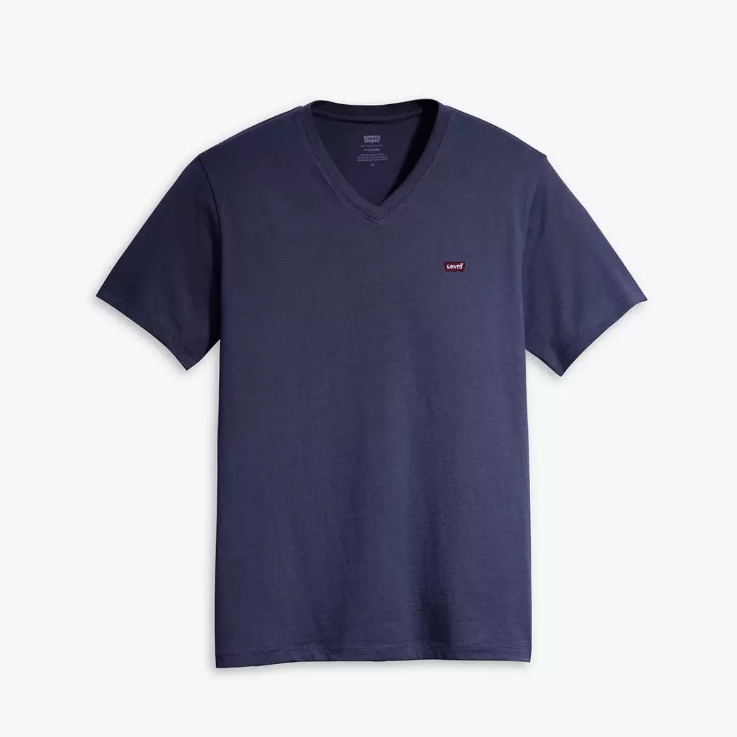 Levi's Classic Housemark T-Shirt Med V-Ringning Cheap