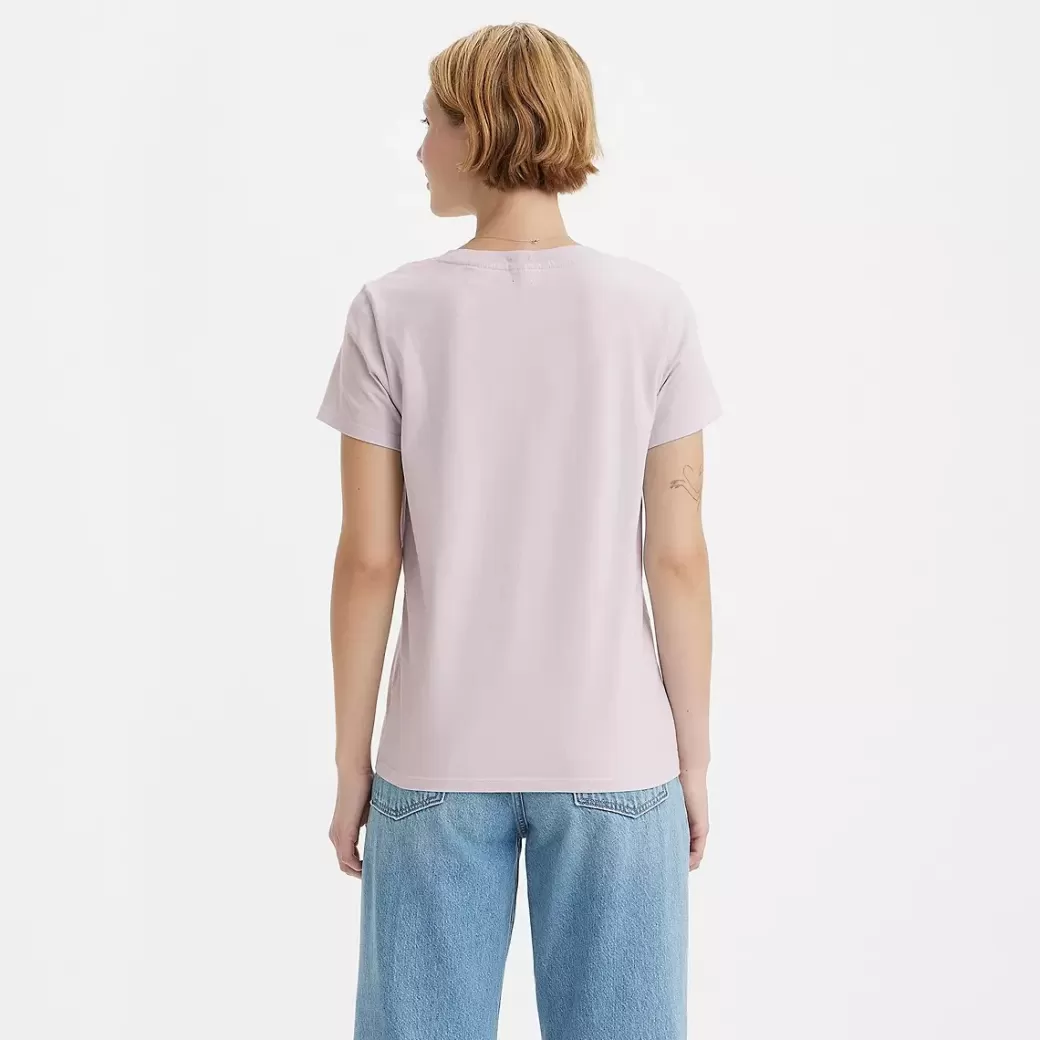 Levi's Den Perfekta V-Ringade T-Shirten Discount