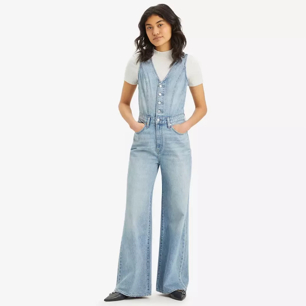 Levi's Denimjumpsuit Med Vida Ben Hot