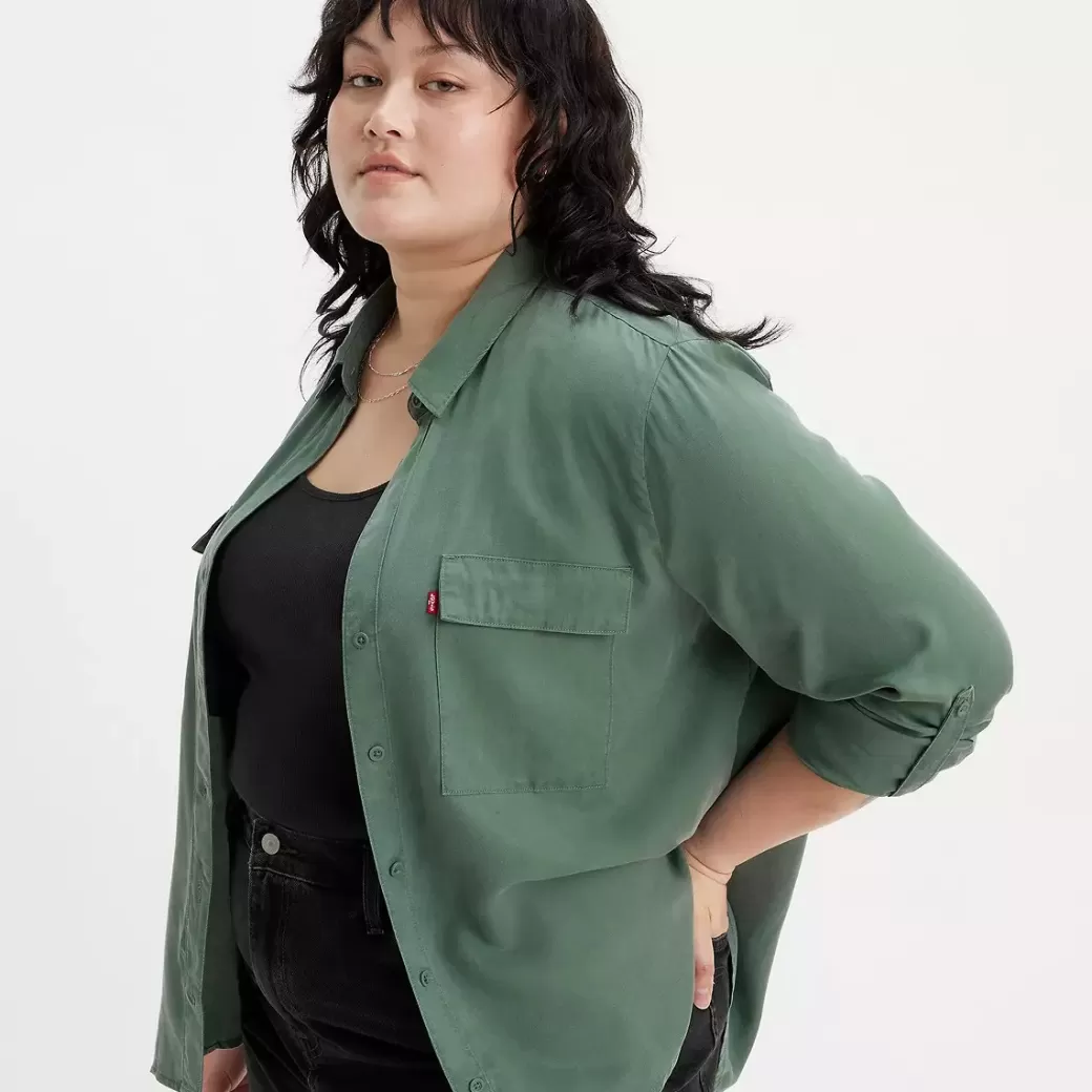 Levi's Doreen Utility Skjorta (Plusstorlek) Discount