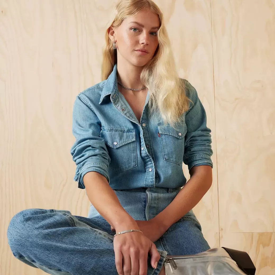 Levi's Essential Lightweight Westernskjorta Best Sale
