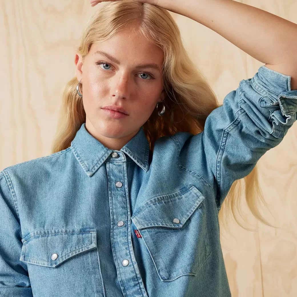 Levi's Essential Lightweight Westernskjorta Best Sale