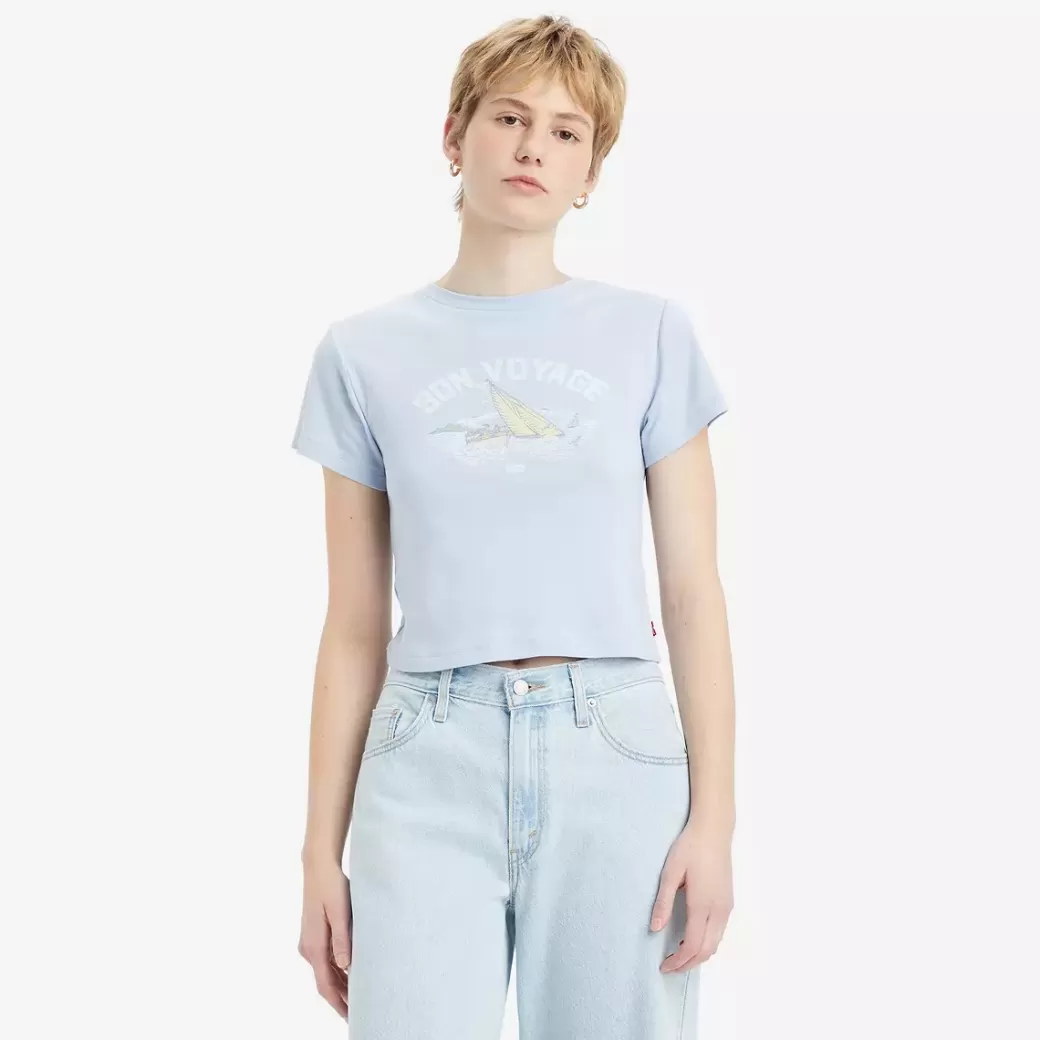 Levi's Essential Sportig T-Shirt Med Tryck Clearance