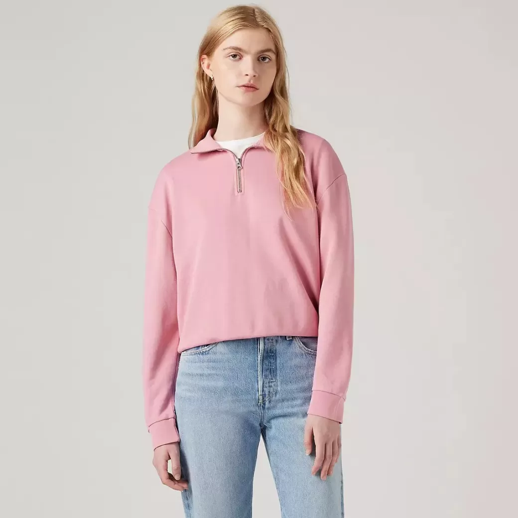 Levi's Everyday Quarter Sweatshirt Med Dragkedja Best Sale