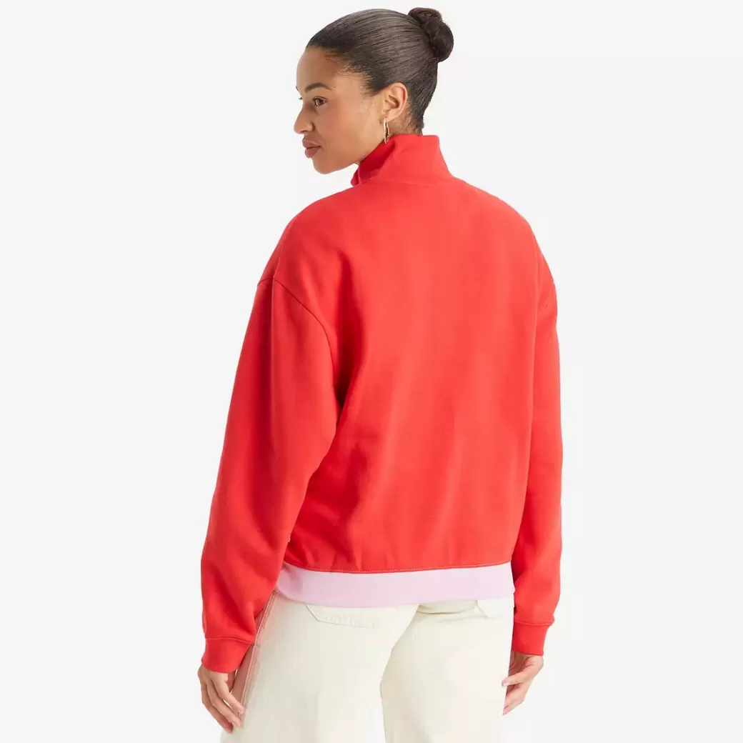 Levi's Graphic Rue Sweatshirt Med Kvartslang Dragkedja Clearance