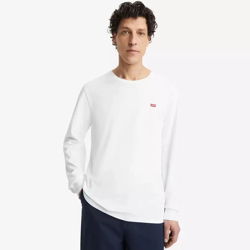 Levi's Housemark T-Shirt Med Lang Arm Discount