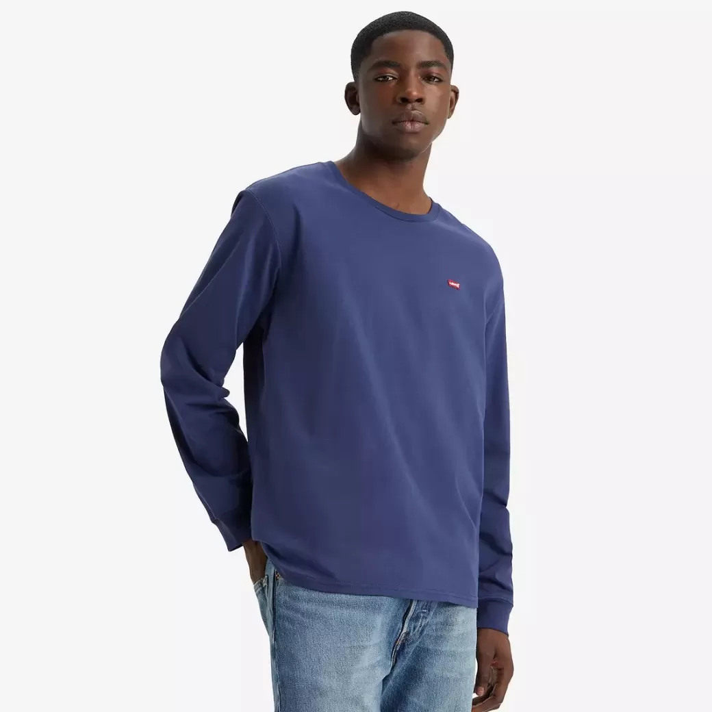 Levi's Housemark T-Shirt Med Lang Arm Best