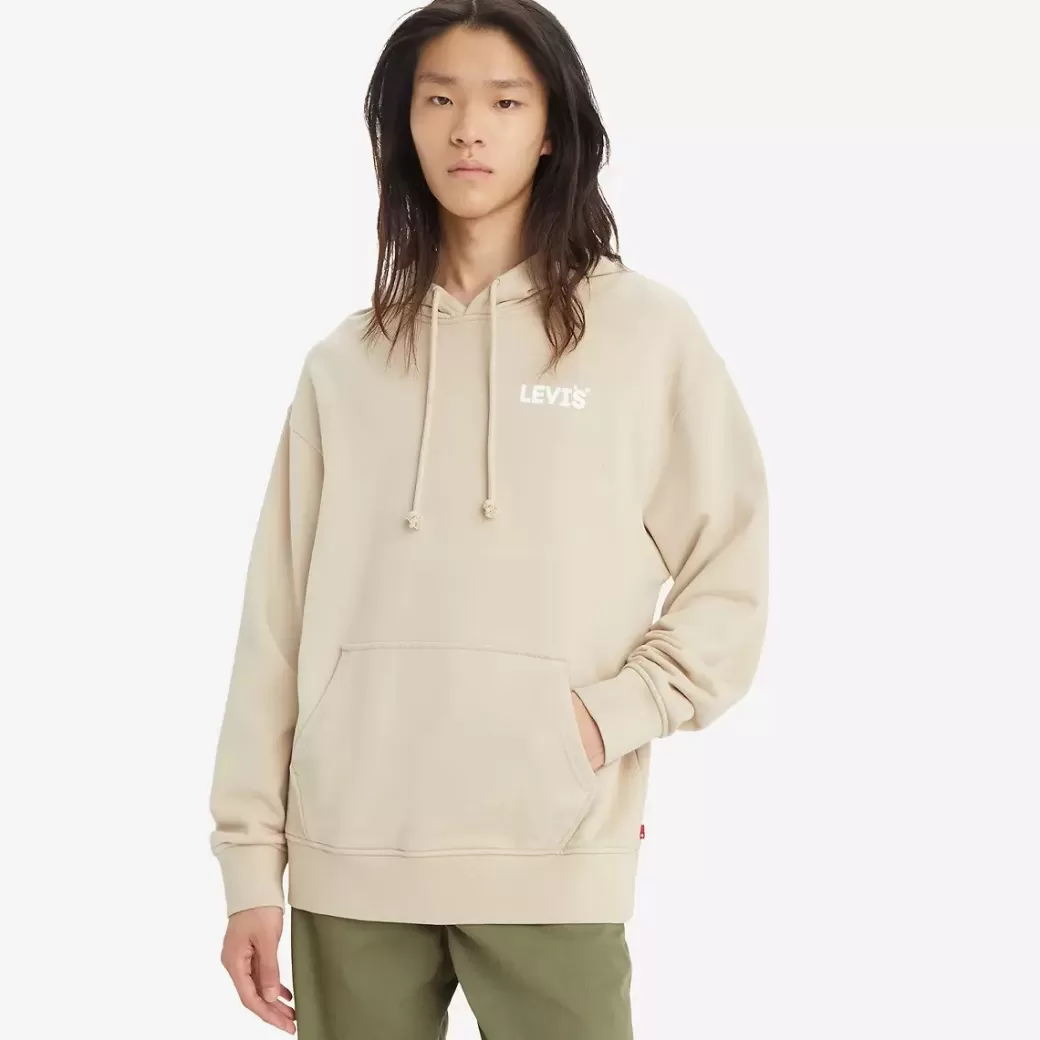 Levi's Huvtroja I Relaxed-Fit Med Tryck New