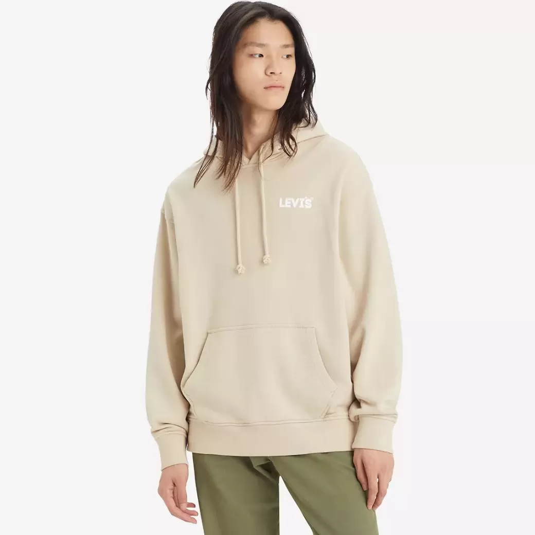 Levi's Huvtroja I Relaxed-Fit Med Tryck New