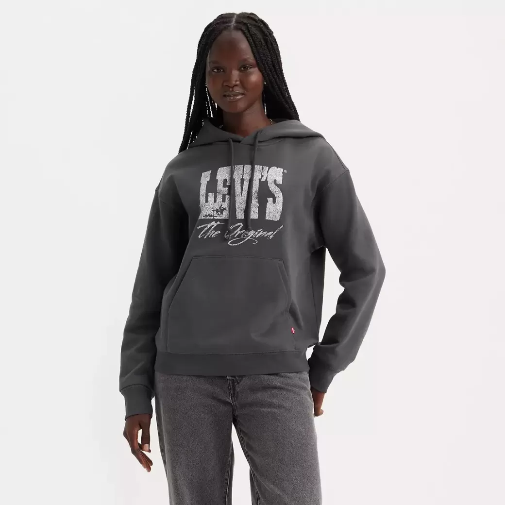 Levi's Huvtroja Med Bildtryck Discount