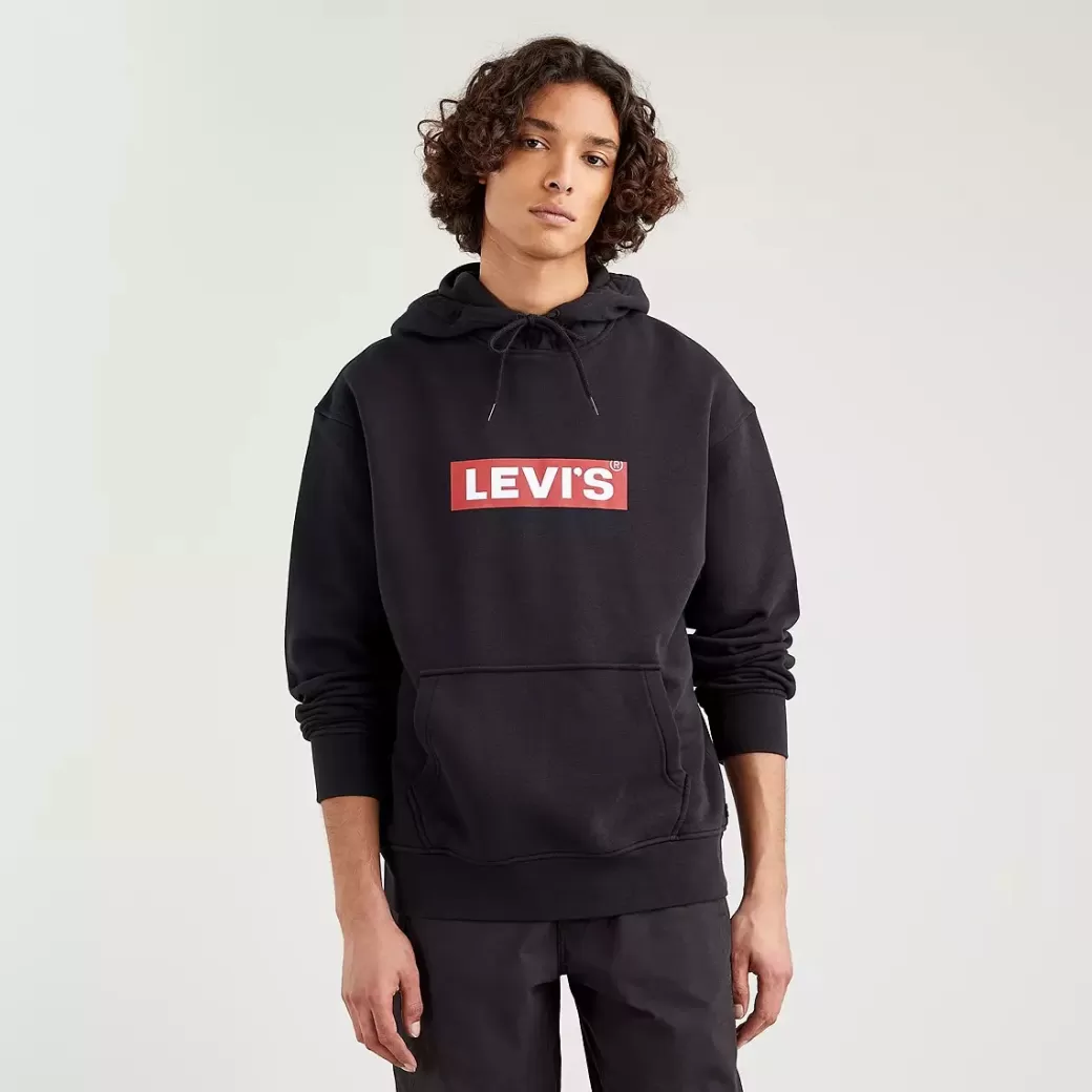 Levi's Huvtroja Med Tryck Avslappnad Passform Cheap