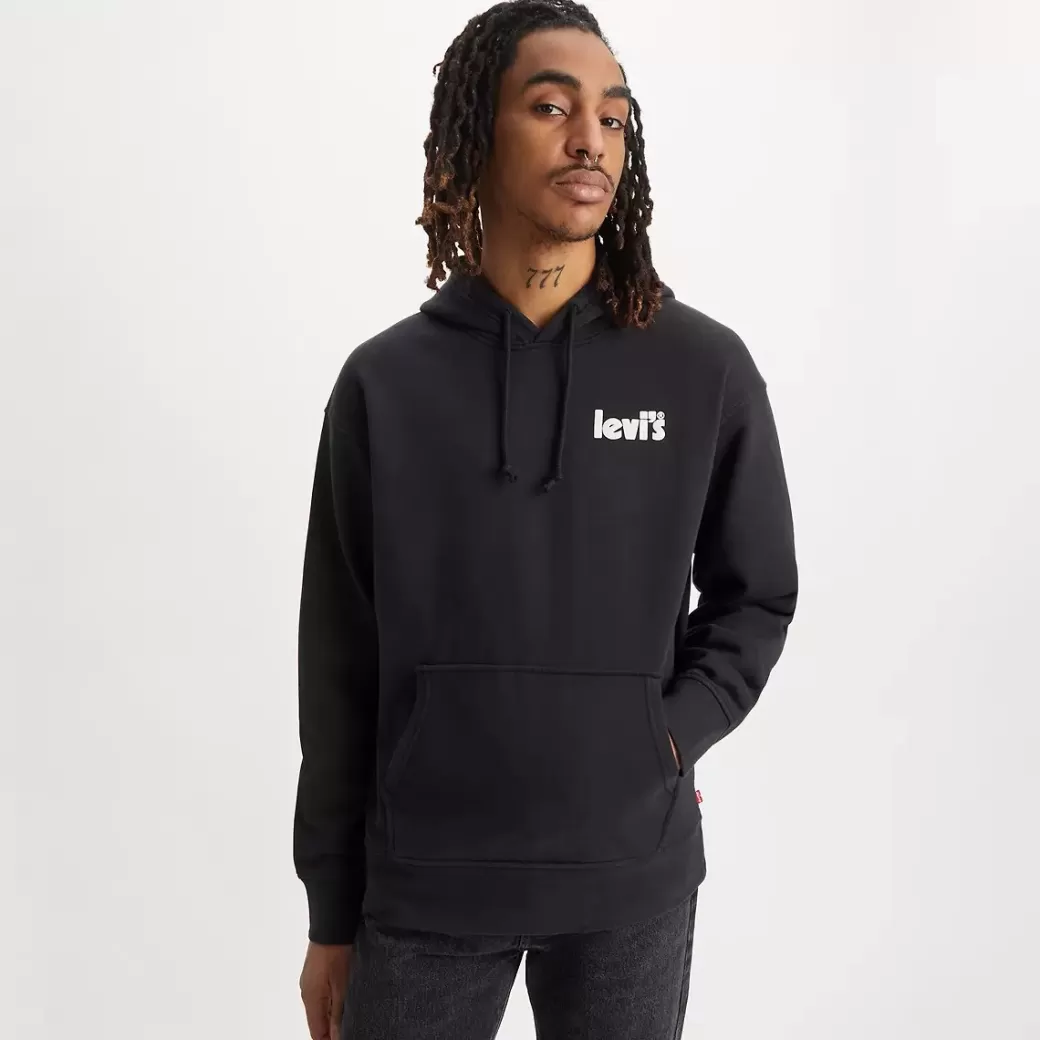 Levi's Huvtroja Relaxed-Fit Med Grafiktryck Cheap