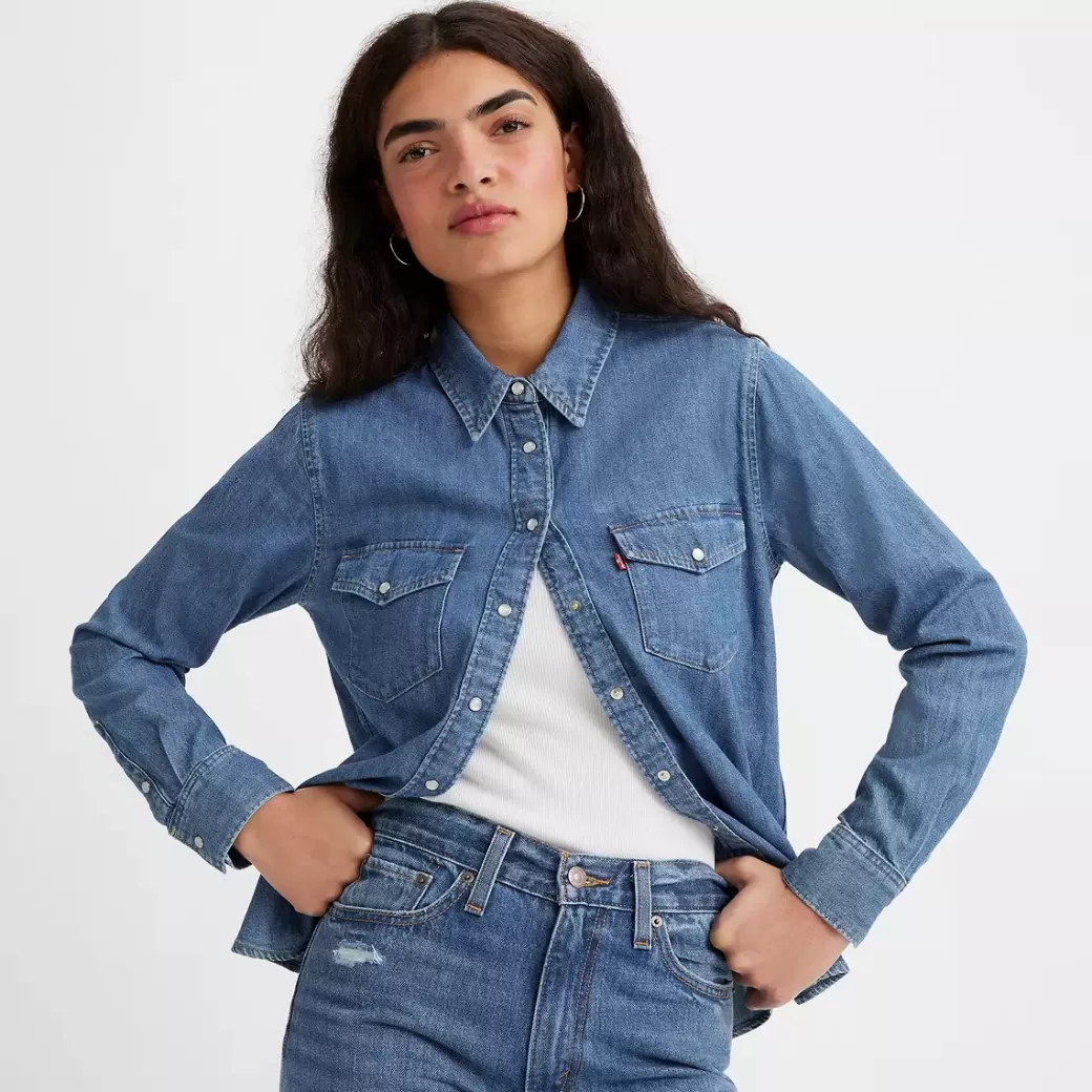 Levi's Ikonisk Lightweight Westernskjorta Fashion