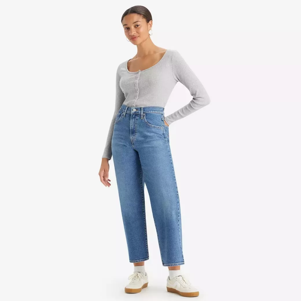 Levi's Jeans Med Vida Ben Och Hog Midja Best