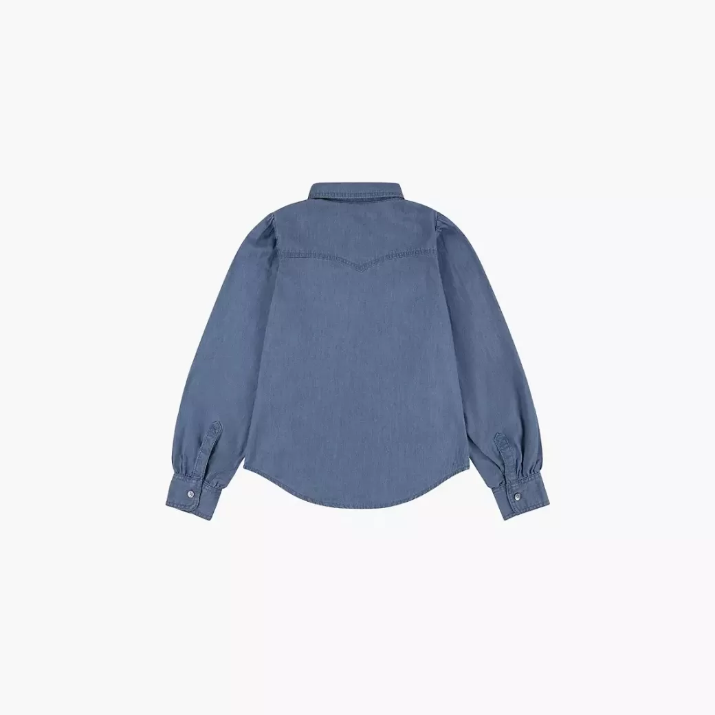 Levi's Jeansskjorta Med Lang Arm I Vasternstil For Barn Discount