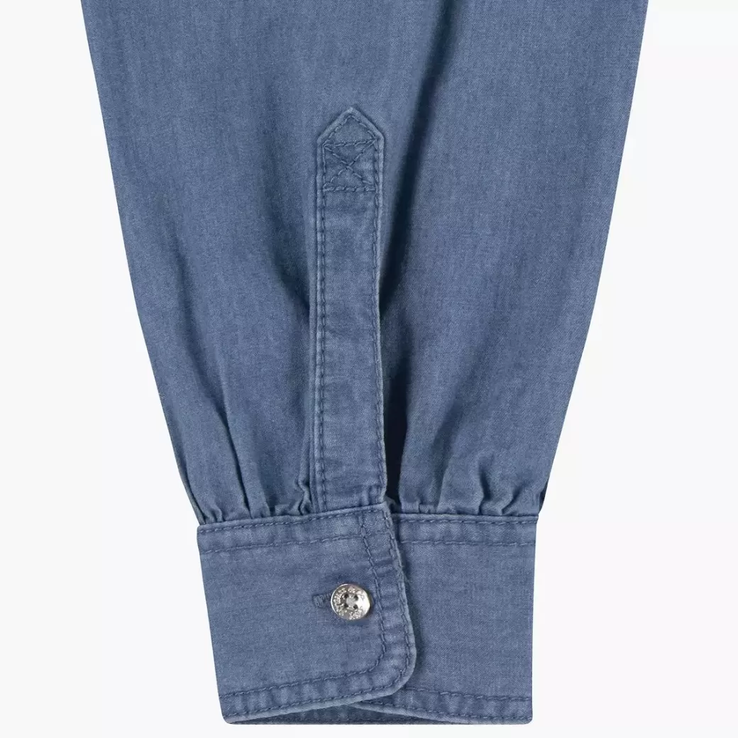 Levi's Jeansskjorta Med Lang Arm I Vasternstil For Barn Discount