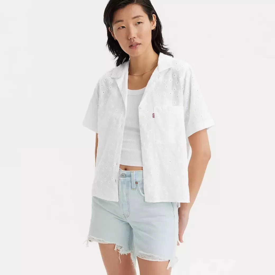 Levi's Joyce Kortarmad Resortskjorta Fashion