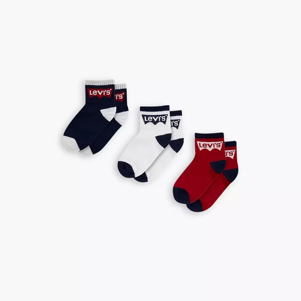 Levi's Kids Mellanhoga Batwing-Sockar 3-Pack Clearance