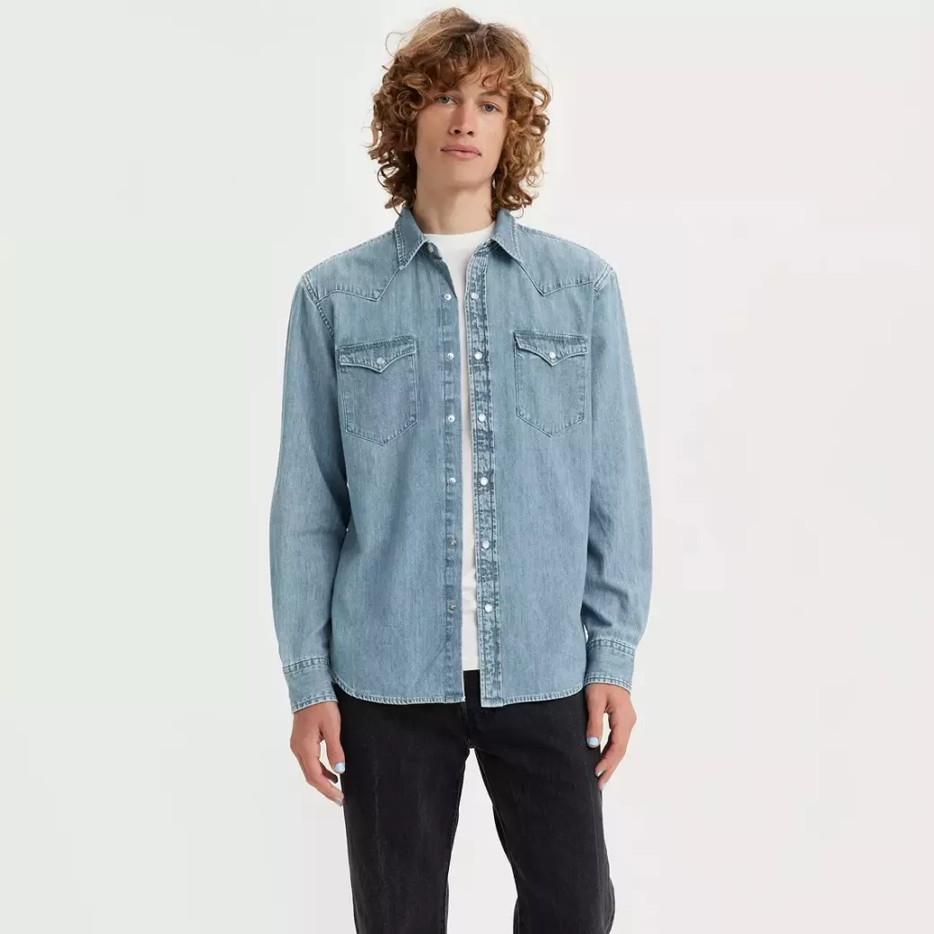 Levi's Klassisk Standardskjorta I Westernstil Cheap