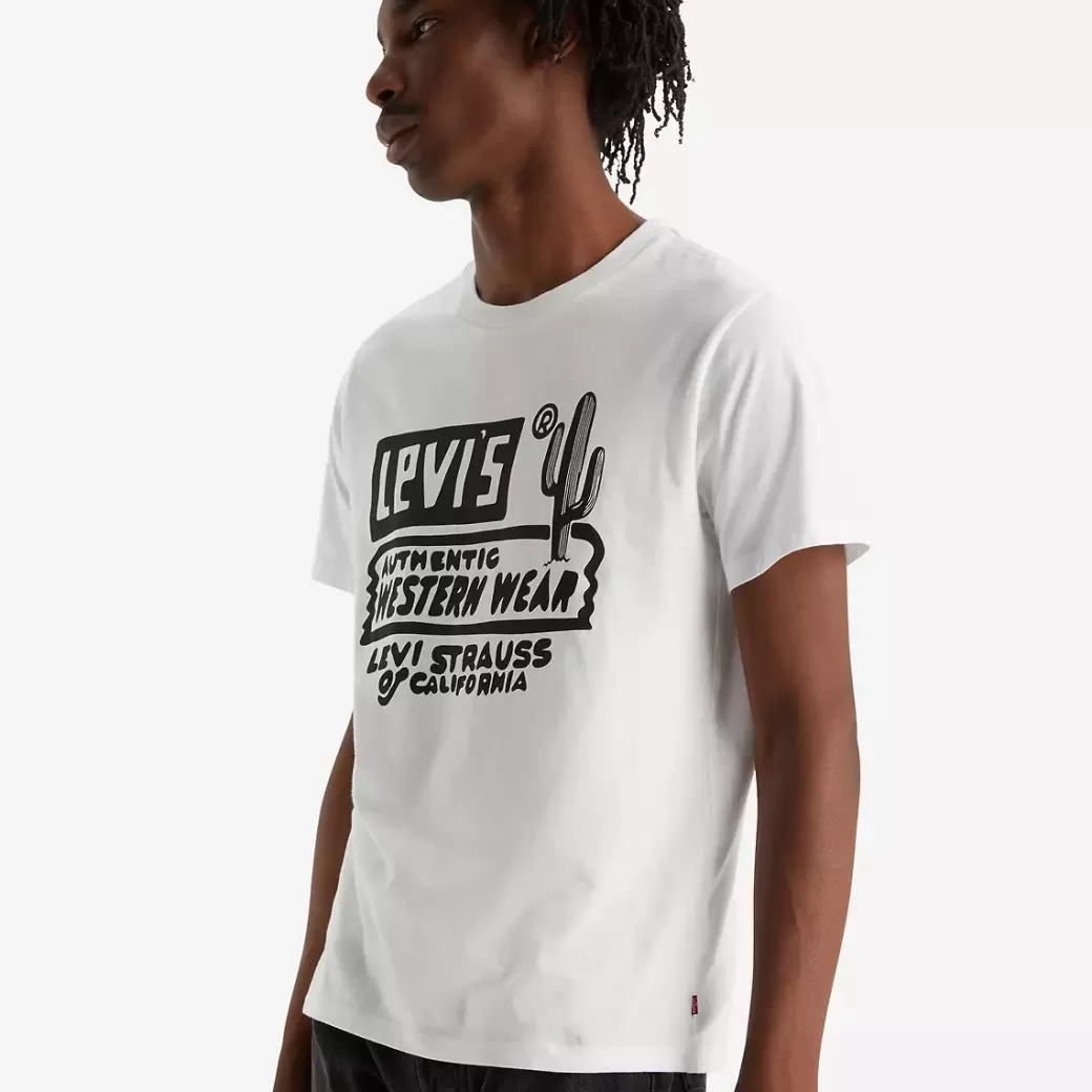 Levi's Klassisk T-Shirt Med Tryck Cheap