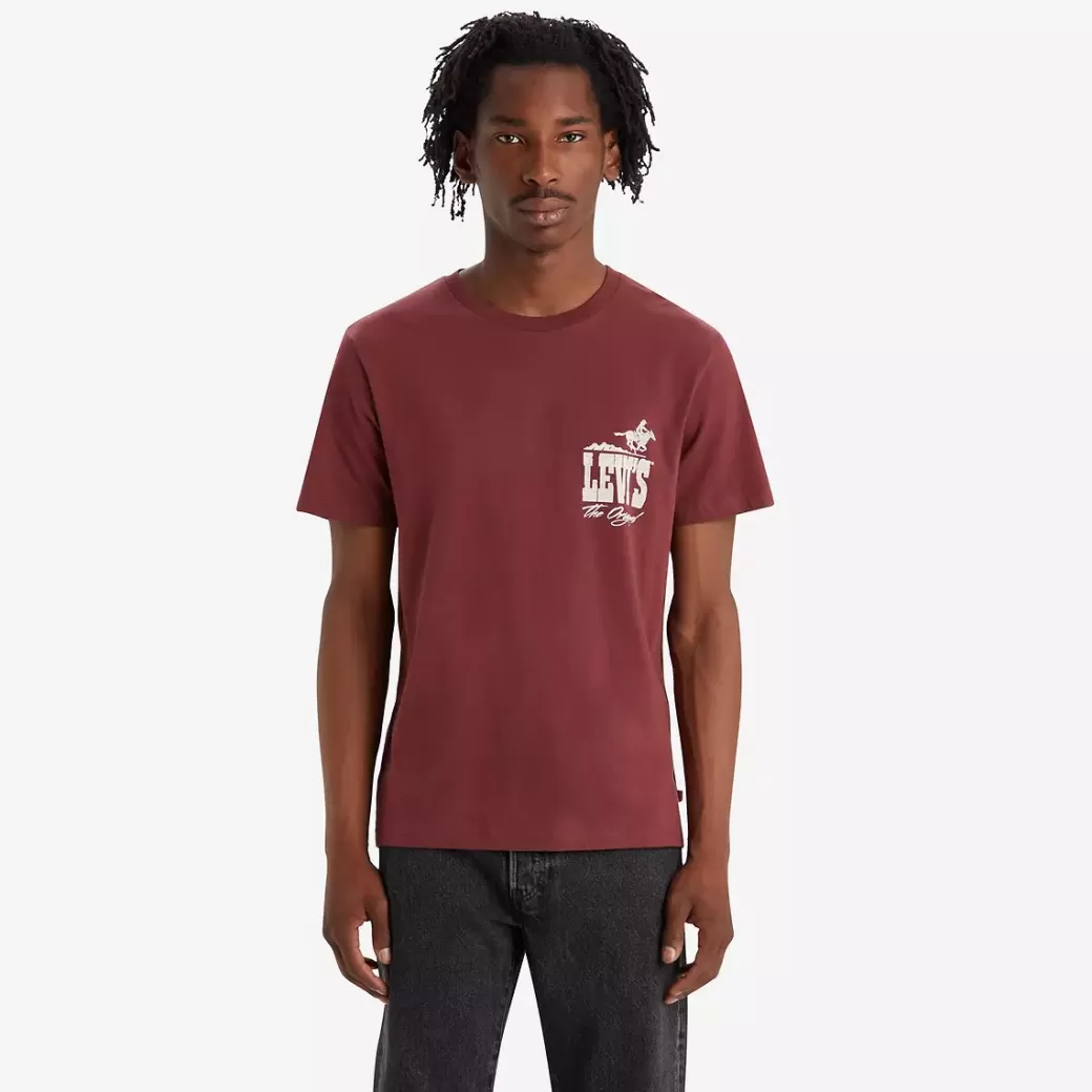 Levi's Klassisk T-Shirt Med Tryck Store