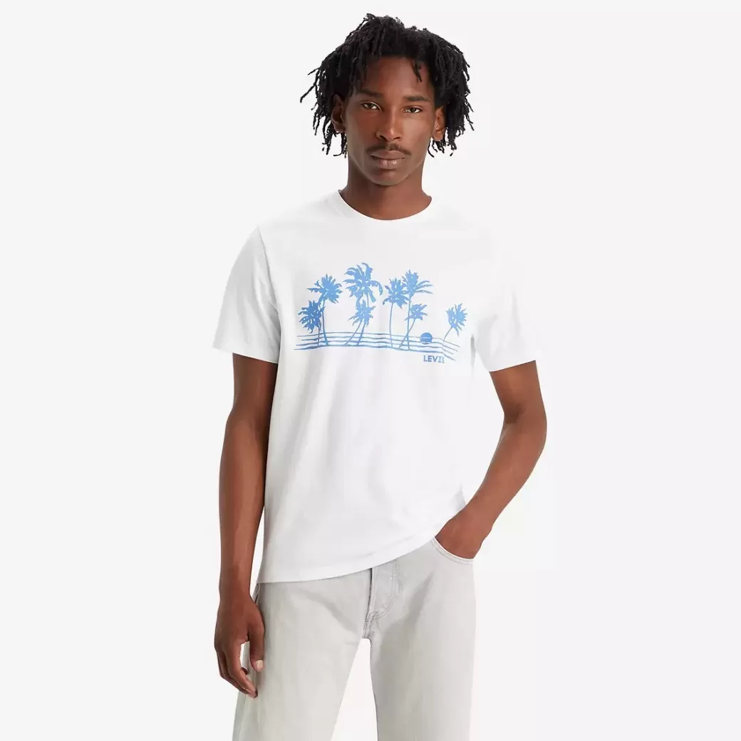 Levi's Klassisk T-Shirt Med Tryck Hot