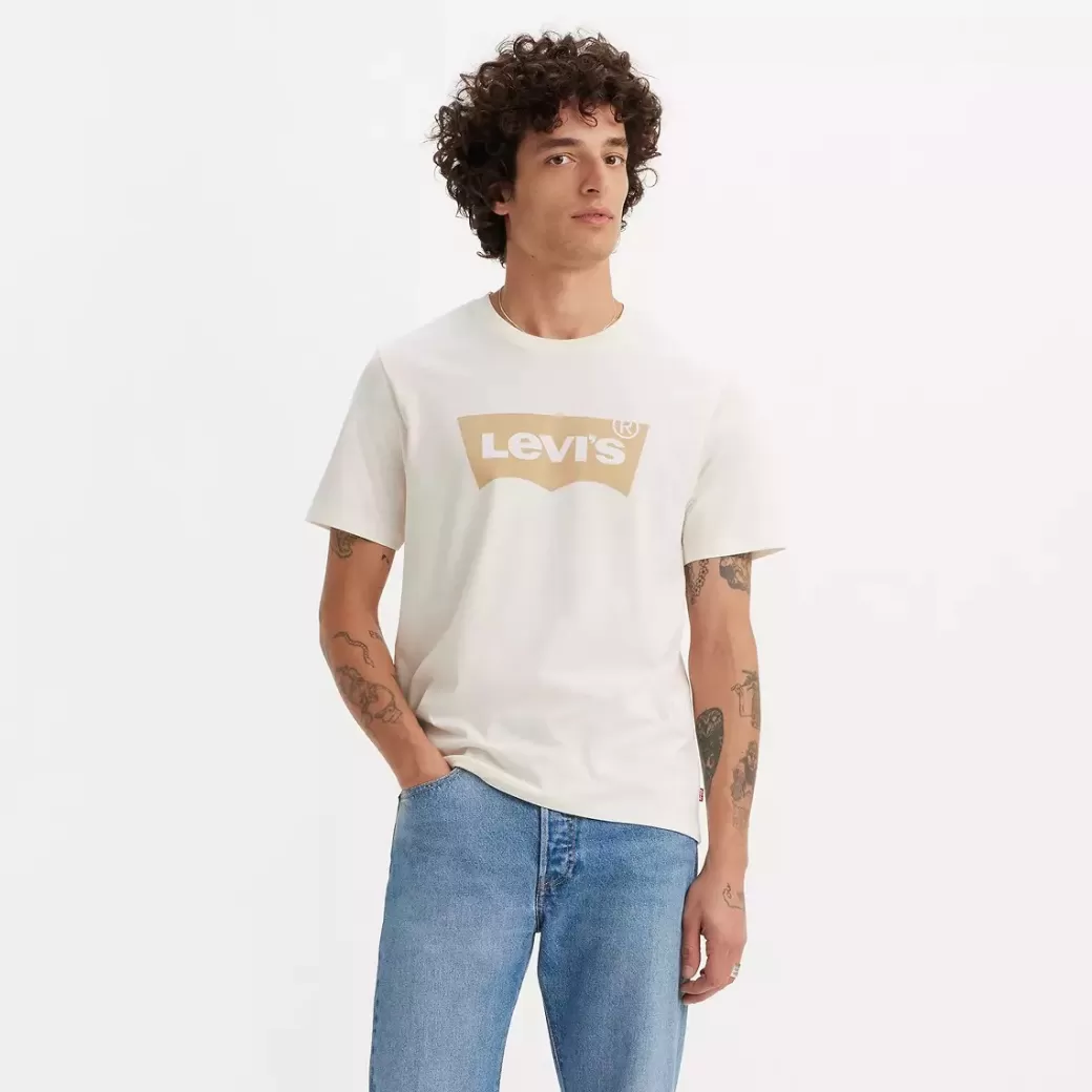 Levi's Klassisk T-Shirt Med Tryck Clearance