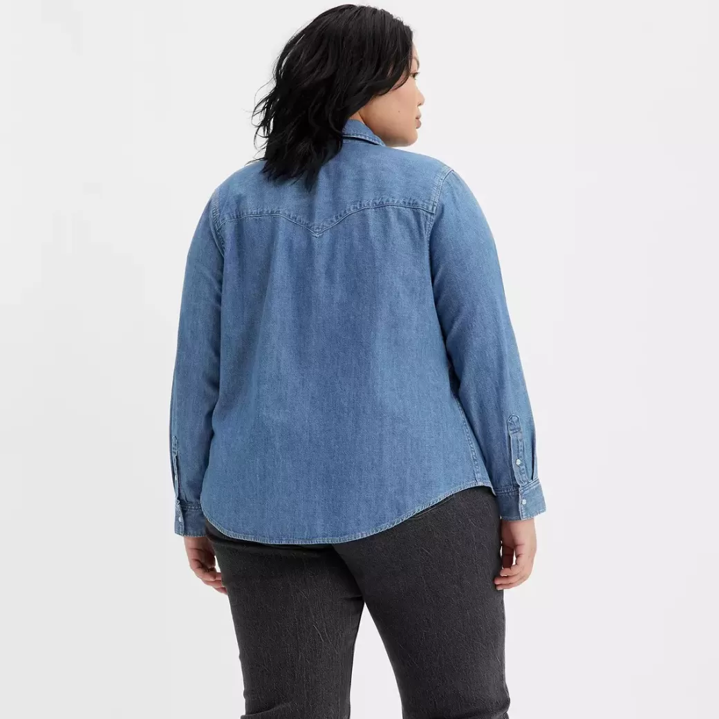 Levi's Klassisk Westernskjorta (Plusstorlek) Sale