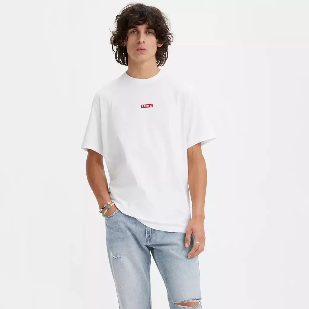 Levi's Kortarmad Baby Tab-T-Shirt I Avslappnad Passform Flash Sale
